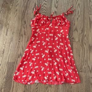 Le Lis Collection Red Floral Mini Dress